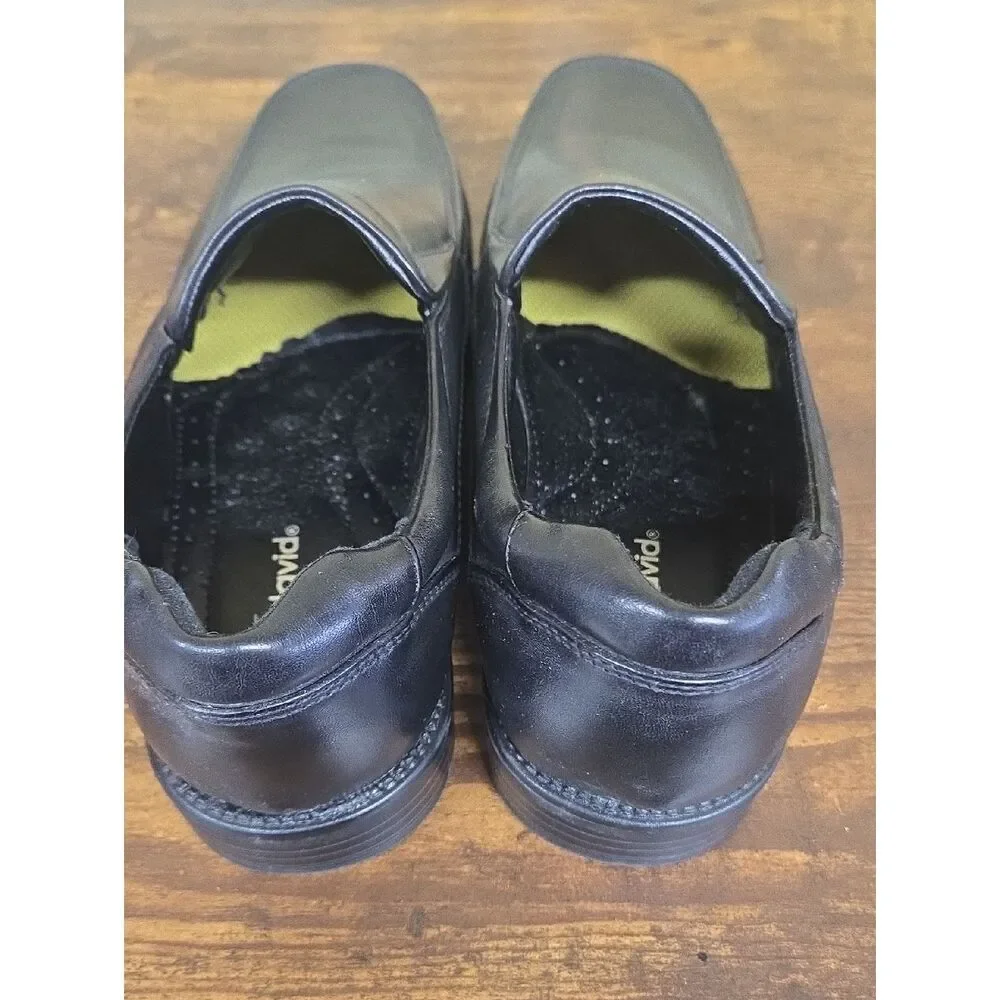 Robert David Lil' Tim Black Slip-On Dress Shoes, Size 5w